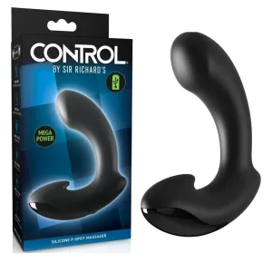 Vibrator prostata Silicone P-Spot Massager, 10,1 cm, varf gros, 7 vibratii puternice, stimulare perineu, waterproof, silicon moale, USB