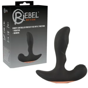 Vibrator prostata cu bara perineu Rebel, 13,6 cm, 2 motoare, 11 vibratii, incalzire 42°C, telecomanda, silicon moale, travel lock, USB Vibrator prostata cu bara perineu Rebel, 13,6 cm, 2 motoare, 11 vibratii, incalzire 42°C, telecomanda, silicon moale, travel lock, USB