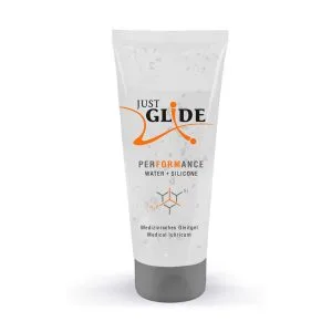 Lubrifiant Hybrid pe Baza de Apa si Silicon Just Glide Performance, 200ml