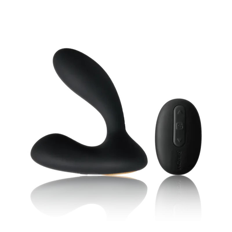 Plug anal vibrator Svakom Vick, 10 cm, 2 motoare, 35 moduri vibratie, control wireless, unisex, sili…