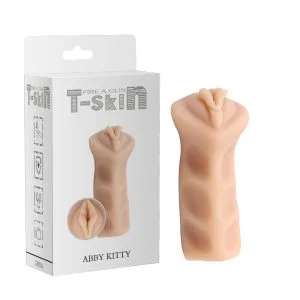 Masturbator Abby Kitty, forma vagin, super moale, 12.5 cm, TPE flexibil, rezistent la apa
