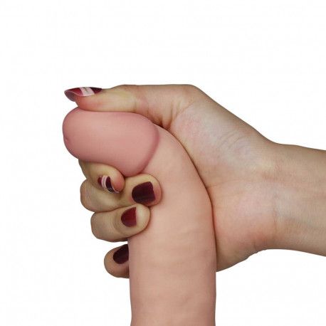 Vibrator realist ultra moale Lovetoy Ultra Soft Dude, 17 cm, 10 funcții, ventuză, TPE flexibil - imagine 3