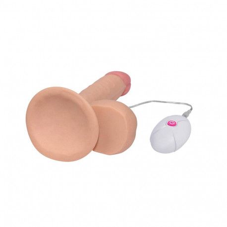 Vibrator realist ultra moale Lovetoy Ultra Soft Dude, 17 cm, 10 funcții, ventuză, TPE flexibil - imagine 7