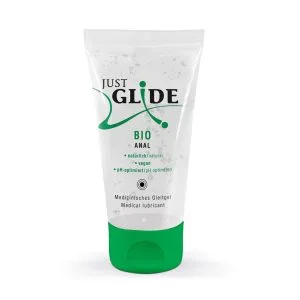 Lubrifiant pe Baza de Apa pentru Sex Anal Just Glide Anal Bio Vegan, 50ml Lubrifiant pe Baza de Apa pentru Sex Anal Just Glide Anal Bio Vegan, 50ml