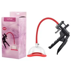 Pompa vagin LuvPump Pussy Pump III, cupă policarbonat medical, furtun silicon, supapă eliberare rapidă, diametru 10 cm