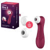 Vibrator Clitoris Satisfyer Pro 2 Generation 3, Liquid Air, 11 Programe Presiune, 12 Vibrații, Reîncărcabil, Waterproof, Wine Red