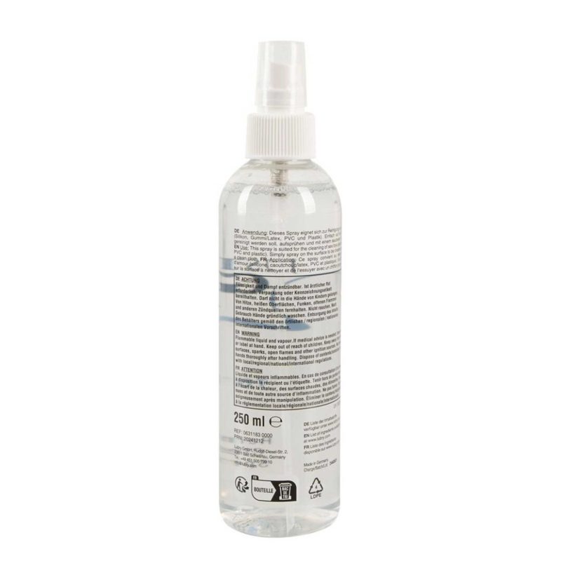 Spray curățare jucării sexuale Cleaning Spray Toys Just Glide, 250 ml, pentru silicon, latex și PVC