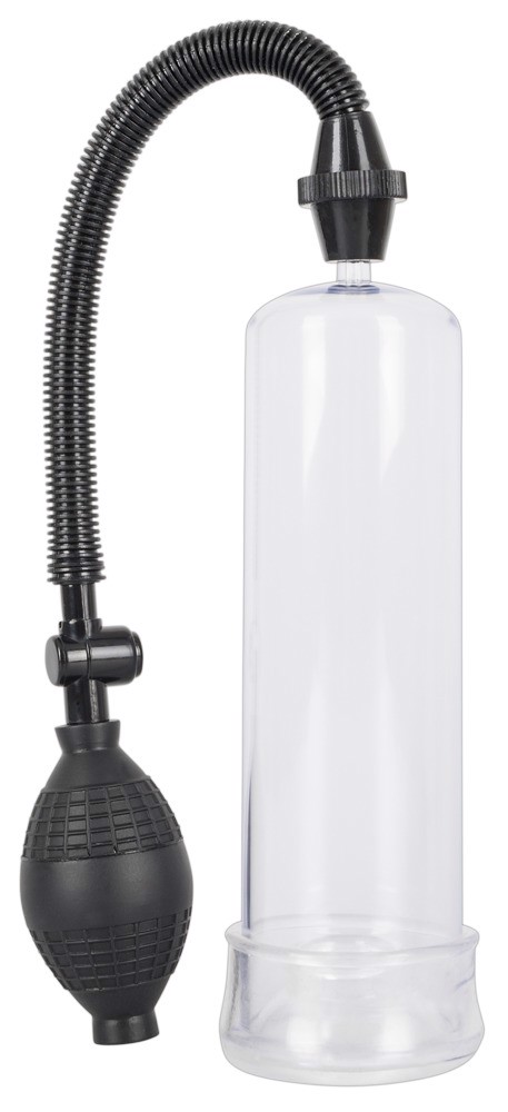 Pompă penis Bang Bang Clear, vid puternic, cilindru transparent 19.5 cm, supapă siguranță, mânecă flexibilă - imagine 5