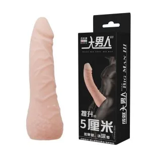 Prelungitor penis Silicone Sleeve, 16 cm, realist, extensie 6 cm, textură piele reală, TPR Prelungitor penis Silicone Sleeve, 16 cm, realist, extensie 6 cm, textură piele reală, TPR