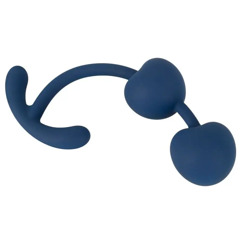 Bile Vaginale din Silicon cu Mâner – Magic Shiver, 66g, 15.5cm