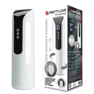 Masturbator Automat Pretty Love Kahleah, 28cm, 7 Funcții Împingere, 7 Rotații, 5 Viteze, Reîncărcabil