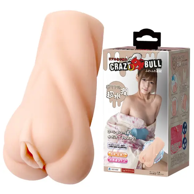 Masturbator Crazy Bull Anime Sweet Vagina din TPR natural, 11.5 cm, design compact