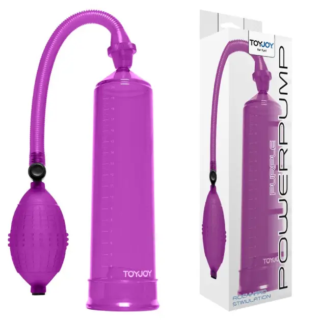 Pompa de vid Power Pump Purple 20cm cilindru gradat mov transparent