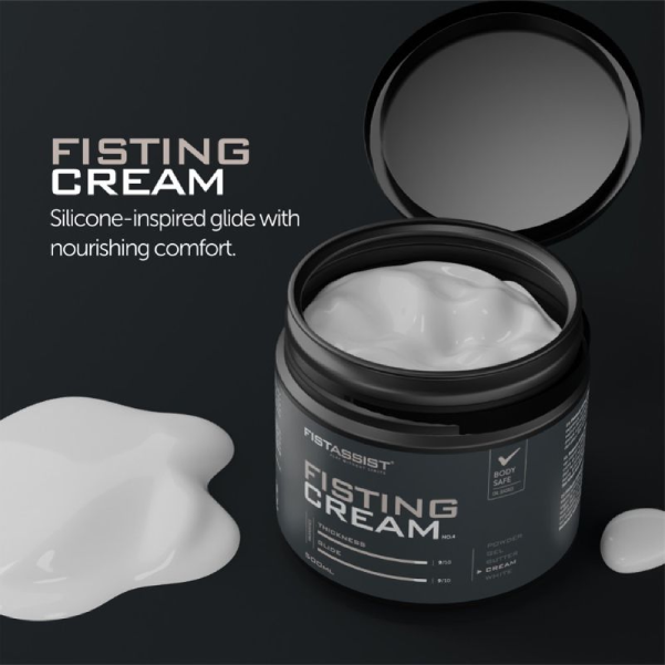 Crema Lubrifianta pentru Fisting Fist Assist Cream, Formula pe Baza de Ulei, Emolienta, Fara Parfum, 500 ml (2)