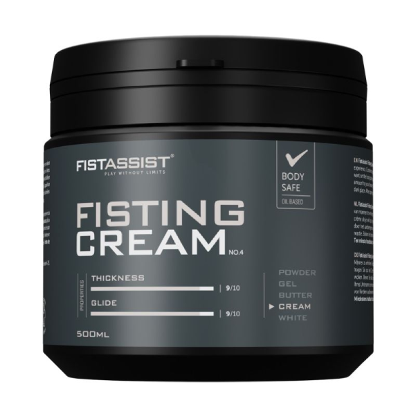 Crema lubrifianta pentru fisting Fist Assist Cream pe baza de ulei, emolienta, 500 ml