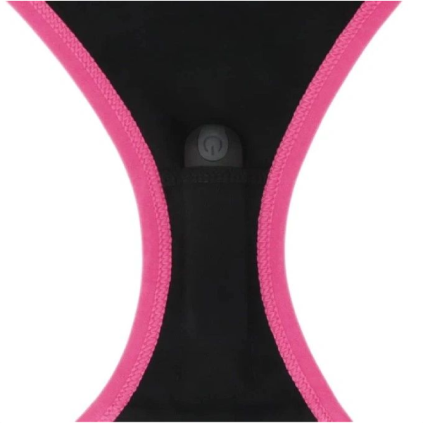 Chilot Vibrator cu Telecomanda SLUT, Glont Reincarcabil, 10 Moduri, Raza 10 m, Bikini cu Imprimeu, M_L (5)