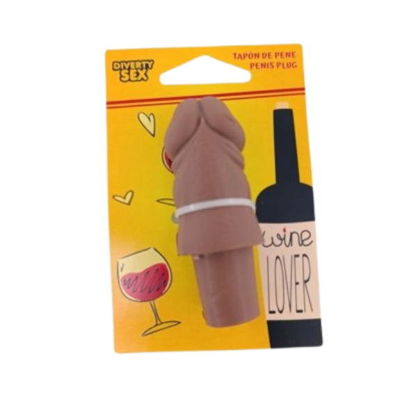 Dop de sticla amuzant in forma de penis, accesoriu de petrecere si cadou-gluma