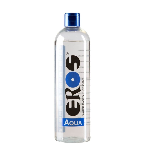 Lubrifiant Eros Aqua pe baza de apa neutru, format mare de 500 ml