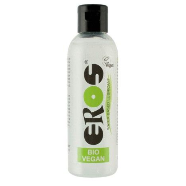 Lubrifiant Eros Bio & Vegan Aqua pe baza de apa cu acid hialuronic, flacon de 100 ml