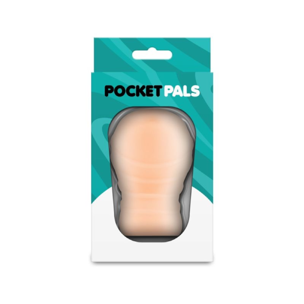 Masturbator Compact Tip Gura NS Toys Pocket Pals, TPE, Format de Buzunar, Waterproof, Natural, 9.7 cm (1)