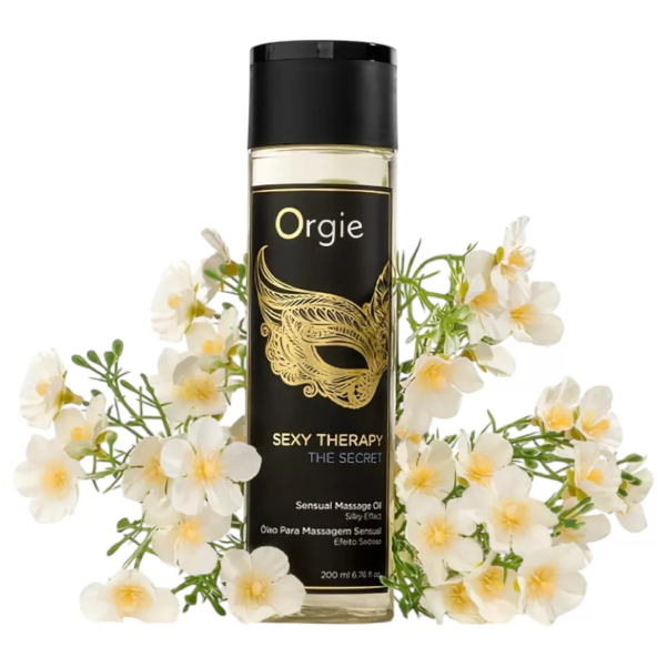 Ulei de masaj senzual Sexy Therapy The Secret cu migdale si struguri, aroma florala, 200 ml
