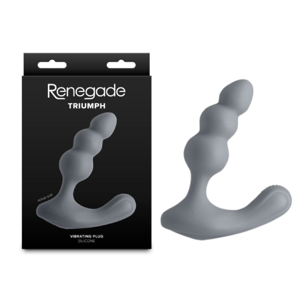 Vibrator de prostata cu bile NS Toys Renegade Triumph din silicon, reincarcabil