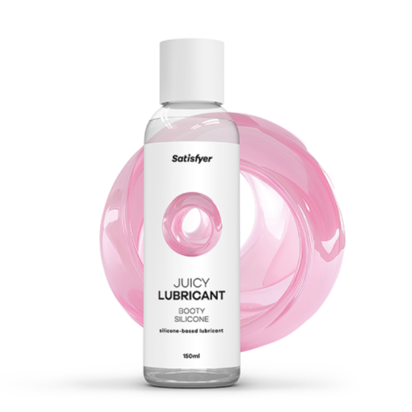 Lubrifiant anal siliconic Satisfyer Booty, format mare de 150 ml, pentru alunecare de durata
