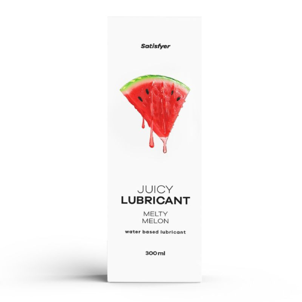 Lubrifiant aromat Satisfyer Melty Melon pe baza de apa, aroma de pepene, 300 ml