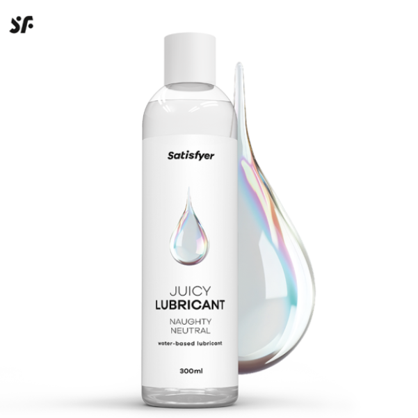 Lubrifiant neutru Satisfyer Naughty Neutral pe baza de apa, fara parfum, 300 ml