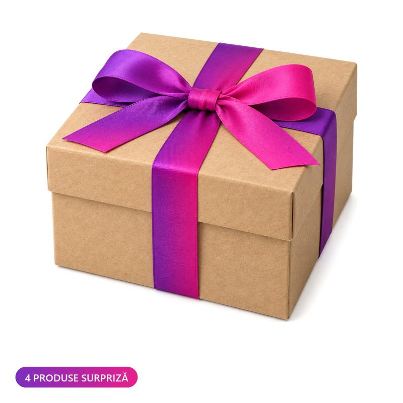 Mystery Box „Premium” – 4 produse surpriză, cu jucărie high-end